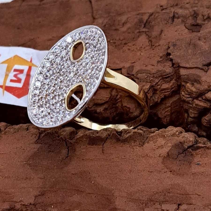WYPRZEDAŻ !-30% Pierścionek r.17 Złoty pr.585 Glamour Z-661