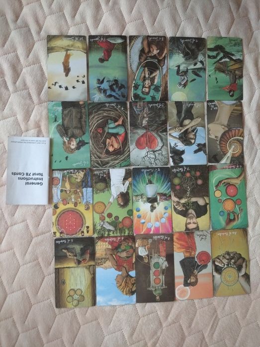 Таро Світлого Провидця в залізній коробочці з зеленим зрізом