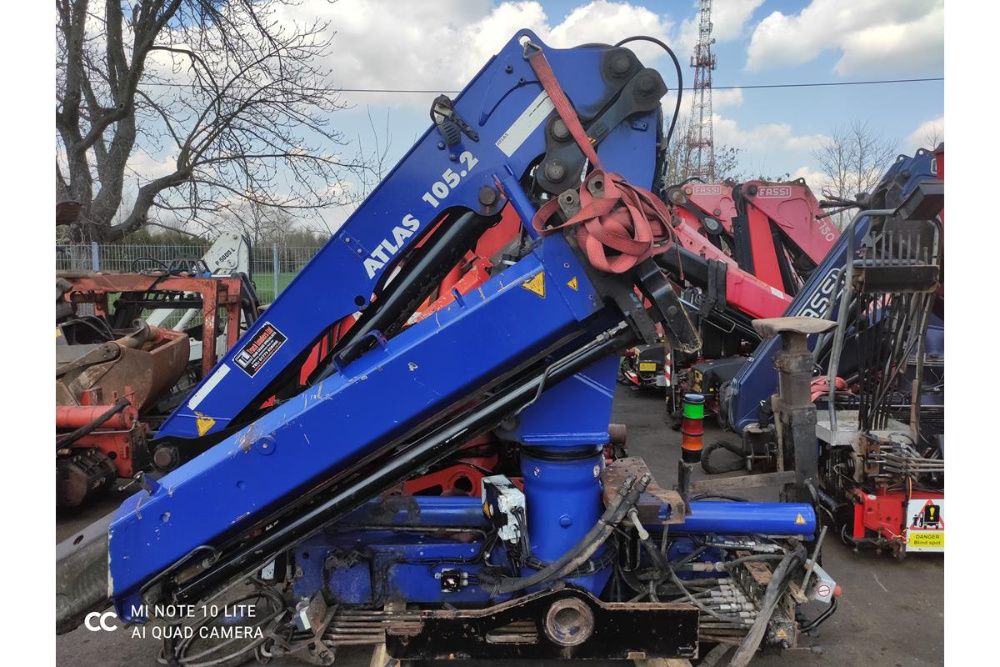 hds manipulator żuraw atlas terex 105.2 hds hiab fassi palfinger 2015