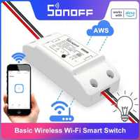 Sonoff Basic R2 wi-fi выключатель, реле умный дом, реле с таймером