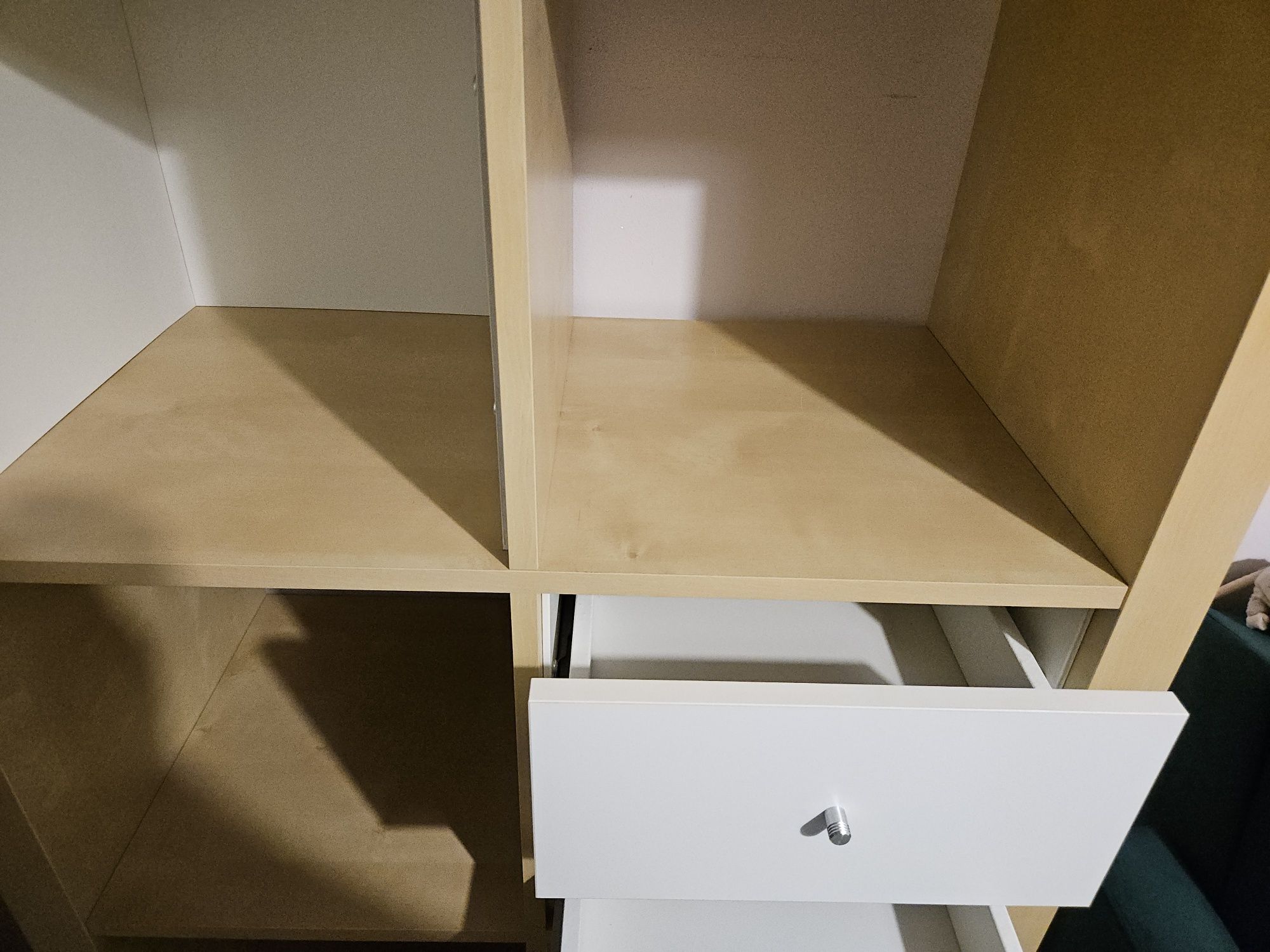 Ikea Kallax 77x147 + 2 szuflady i drzwiczki