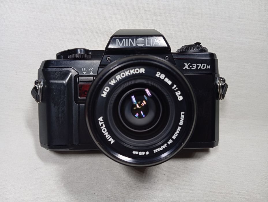 Minolta x-370n MD 28mm 2.8