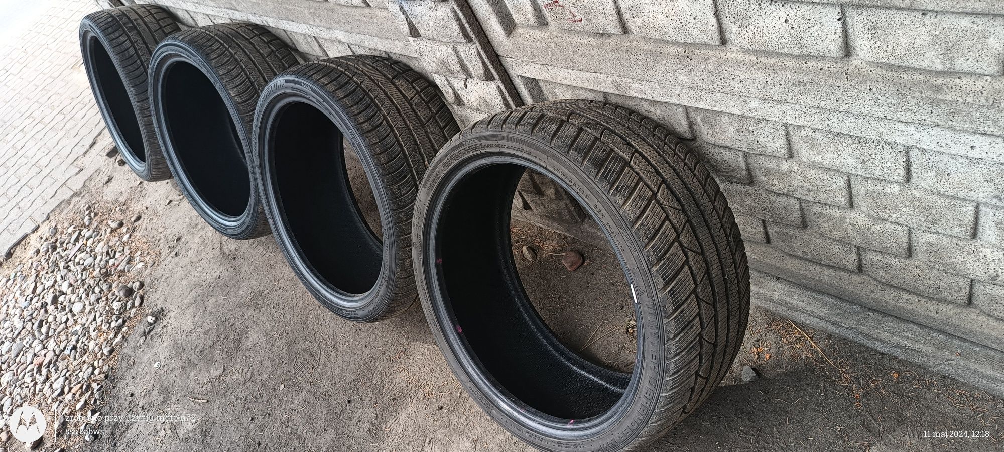 Opony zimowe 255/ 35/ r19 jak nowe