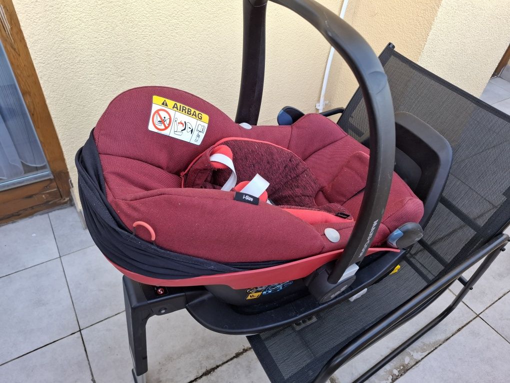 Fotelik Maxi Cosi Pebble Pro + baza FamilyFix3 i-size ISOFIX