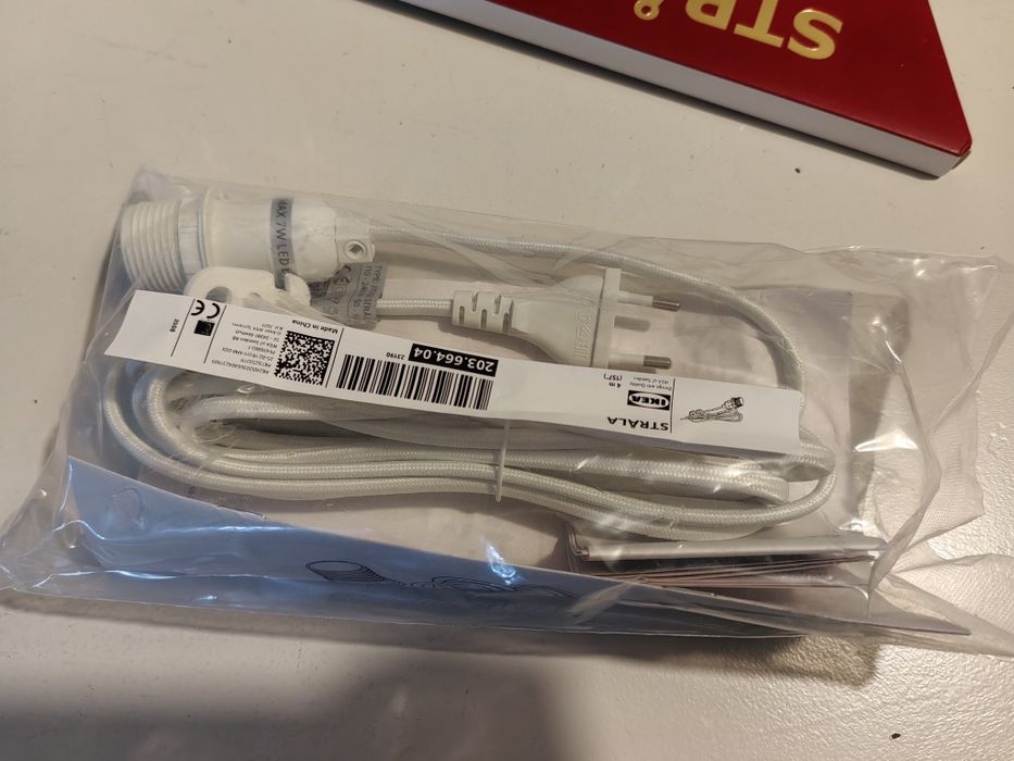 Oprawka z kablem Ikea Stala
