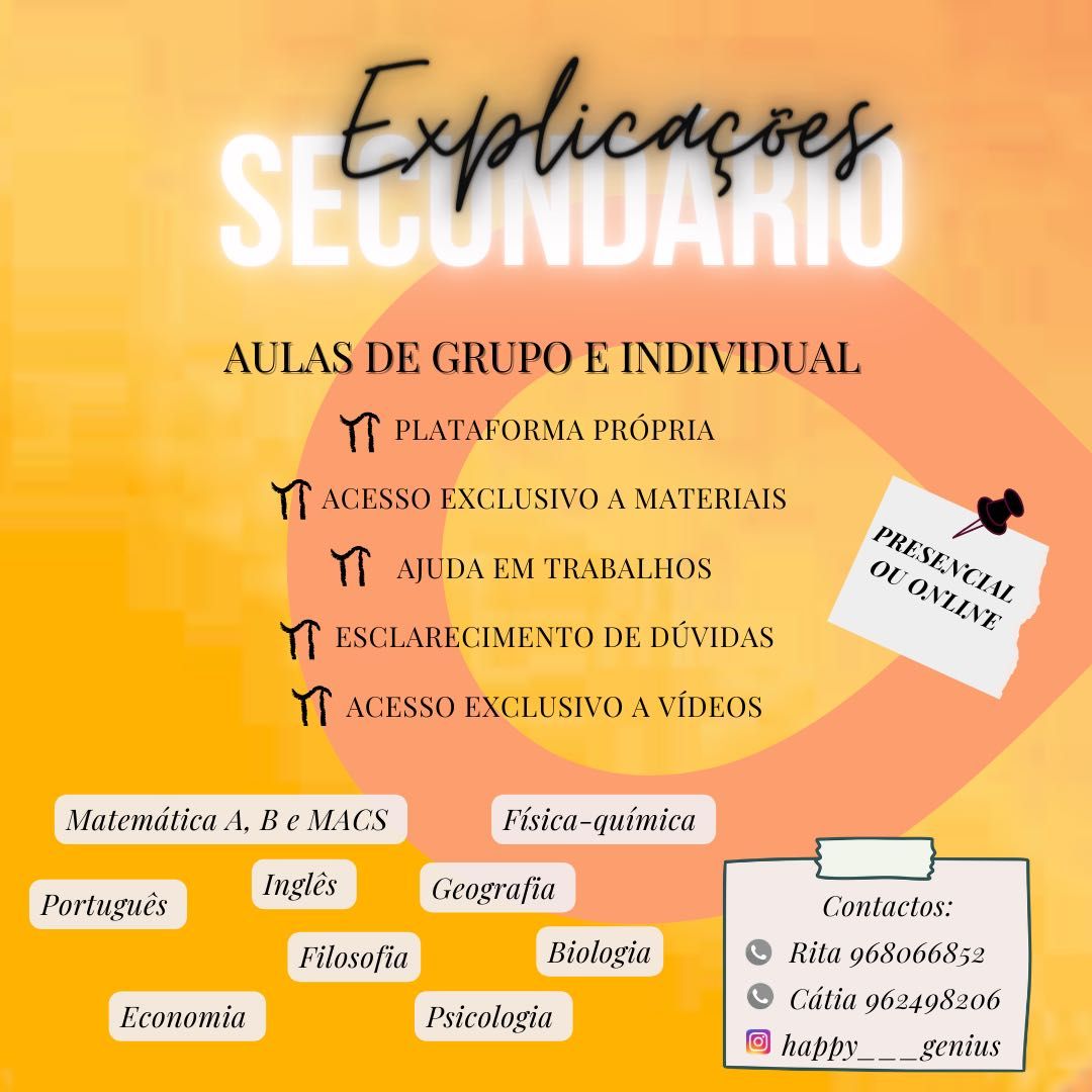 Explicação Secundário