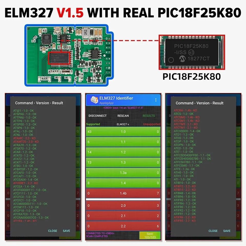 Scanner interface obd2 Elm327 Wi-Fi Diagnóstico automóvel NOVO