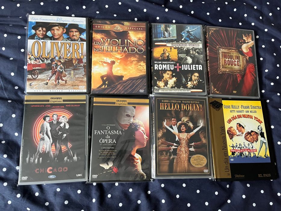 Musicais: Moulin Rouge, Chicago, Fantasma Ópera, Oliver Hello Dolly