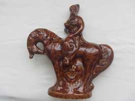 Статуэтка керамика "Козак на коне" СССР
