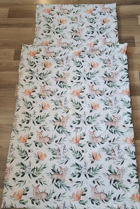 Komplet do łóżeczka, pościel ,  kołderka  poduszka bawelna ie velvet