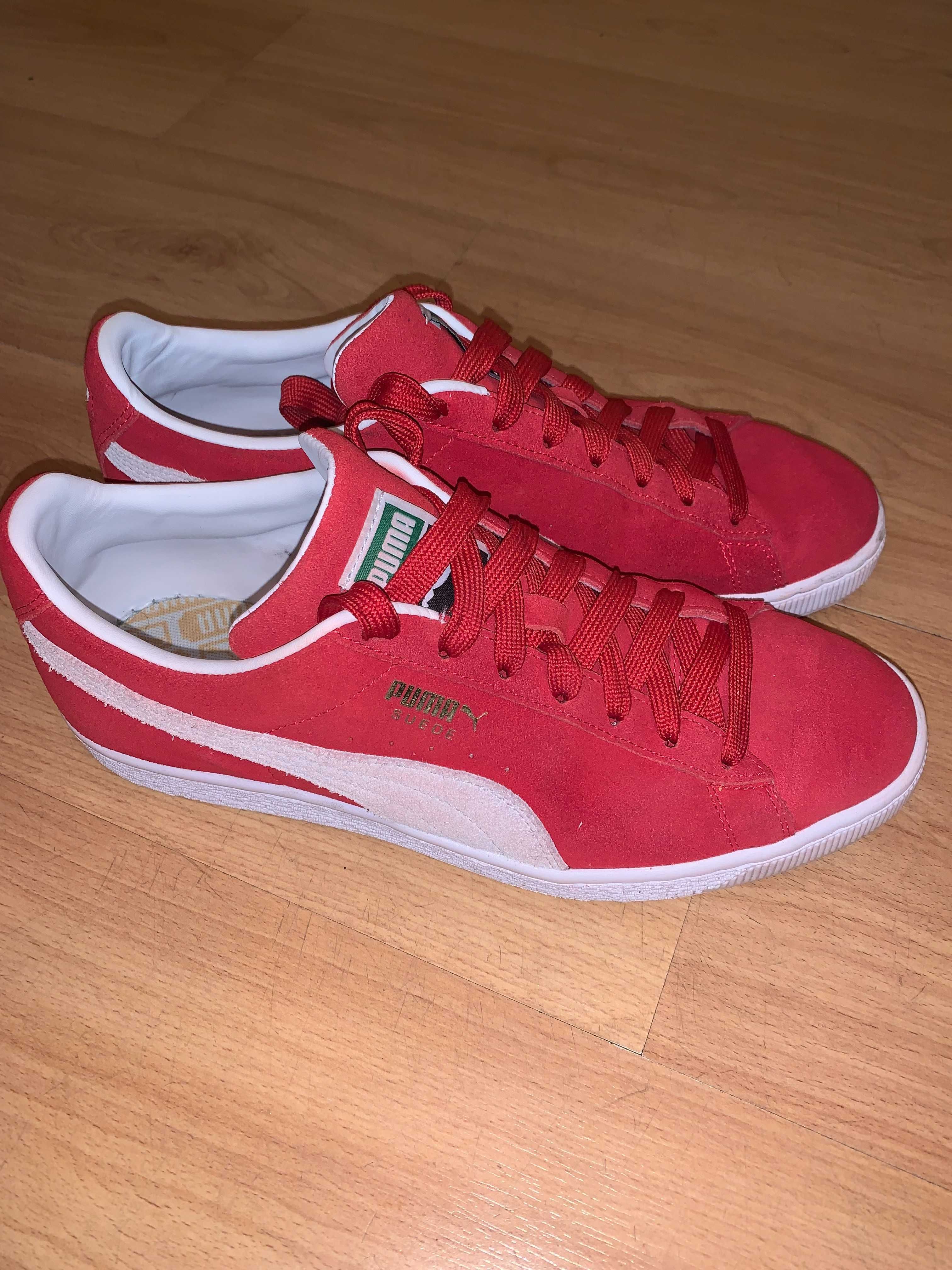 Puma Suede 43 sneakers ténis vermelho