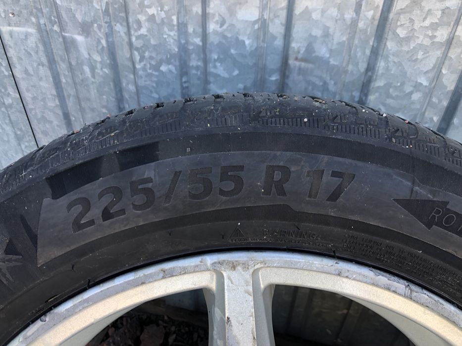 Alufelgi 5x112 R17 komplet z oponami zimowymi