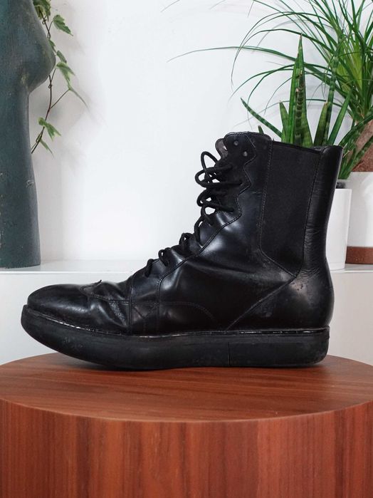 Y-3 Yohji Yamamoto skórzane buty męskie, rozmiar 45, używane, designer