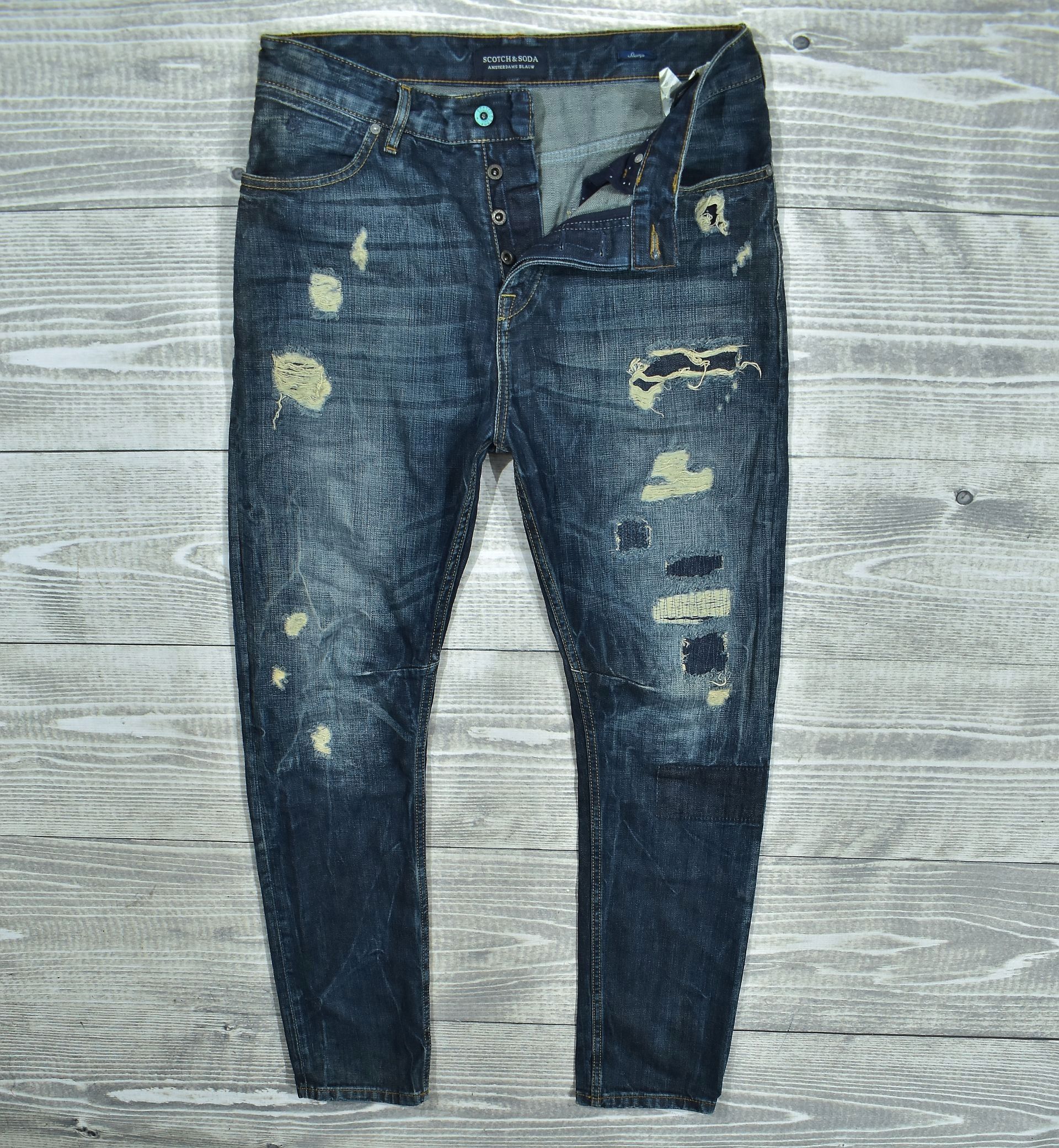 Scotch Soda Stump Loose Taper Jeansy Męskie / 32