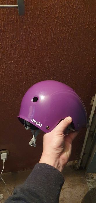 Patins em linha criança Oxelo Play 3 com proteções e capacete