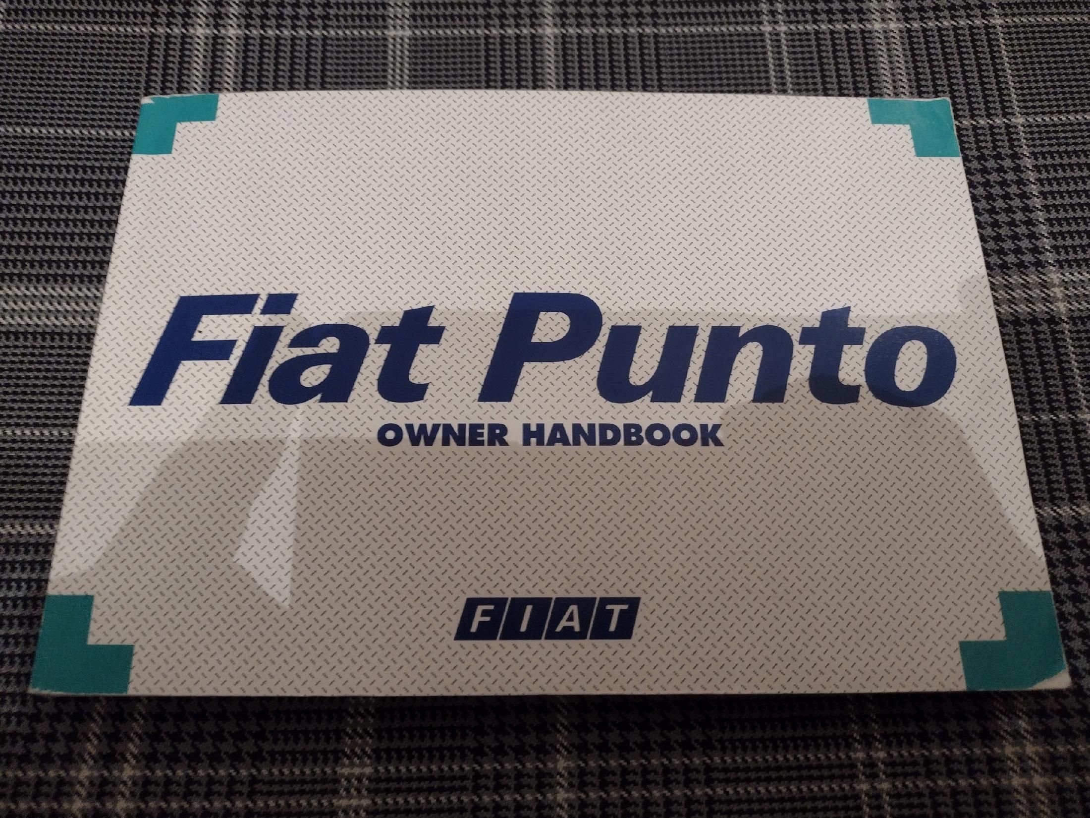 Fiat Punto 1 Instrukcja Obsługi Książka 1995 Ideal