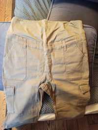 Spodnie ciążowe wygodne beżowe 44 jeans