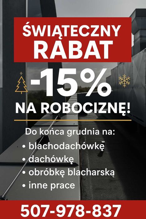 Usługi Dekarsko-Blacharskie -Blacharka ,Dachówka, Papa | Terminy!!!