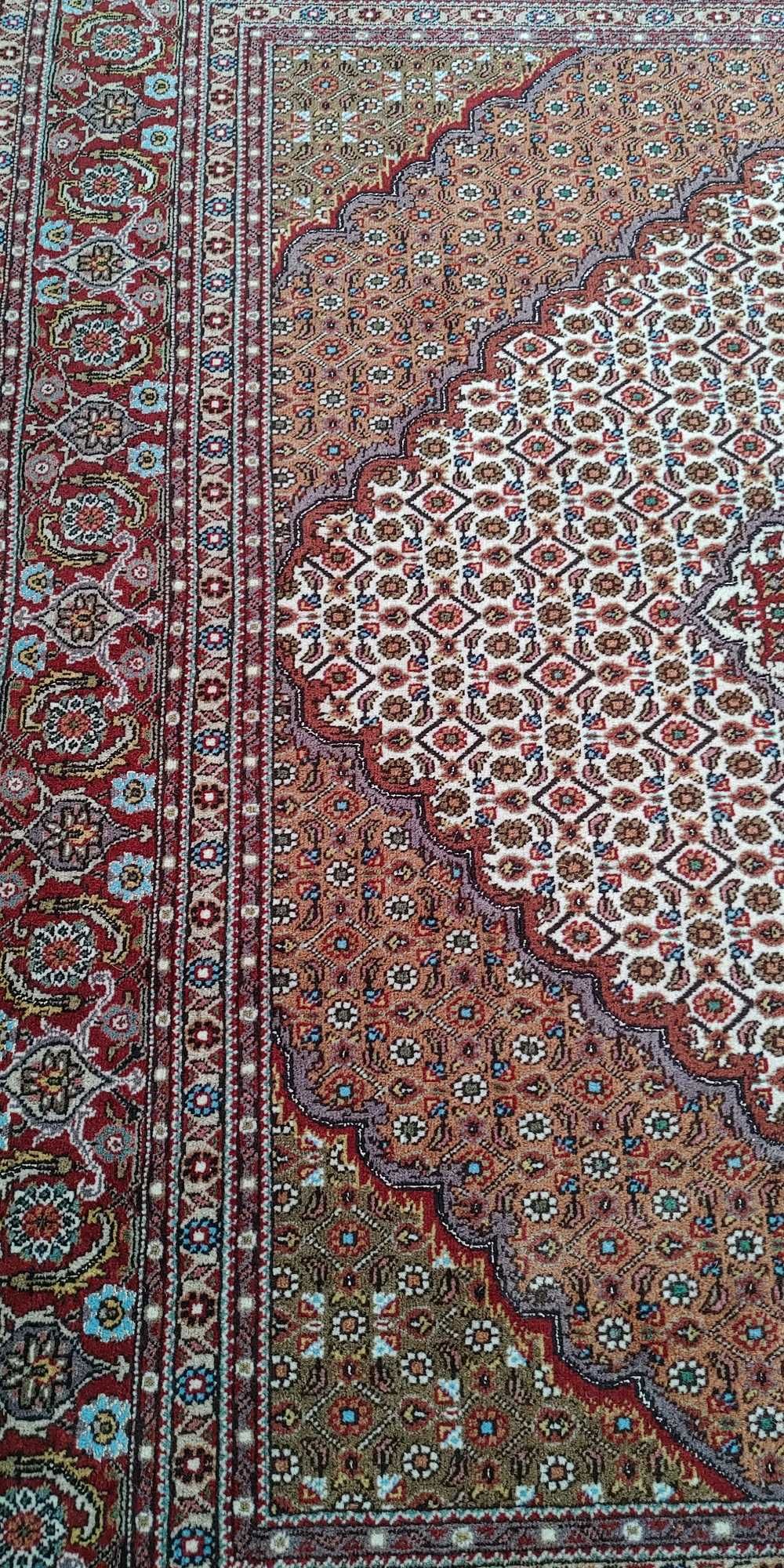 Tapete Persa Tabriz - 295 x 197 cm - feito à mão - oferta portes