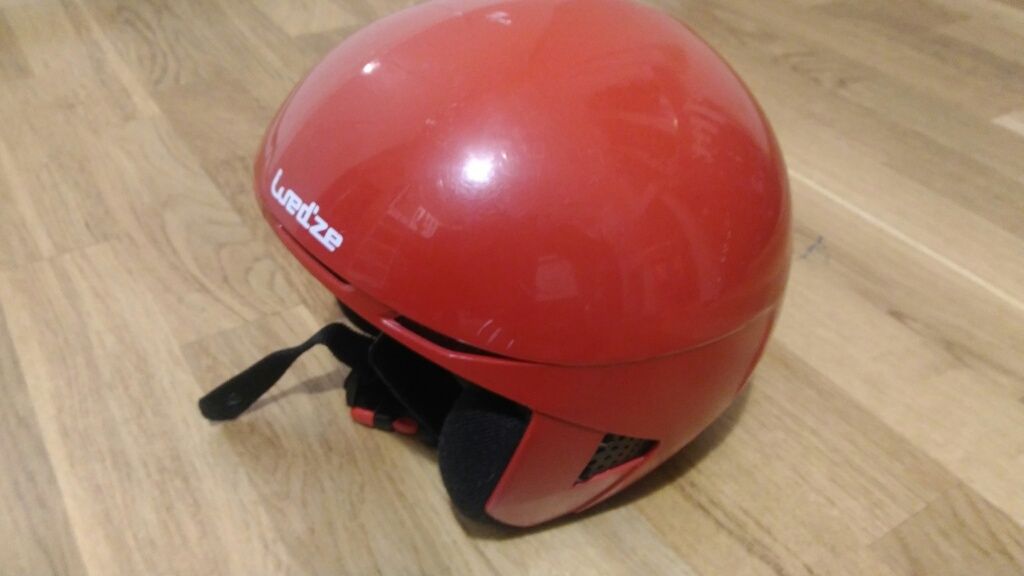 Kask narciarski Wed'ze JR MRZ 400 RED 10 - 48-52 cm S