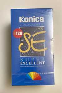 Kaseta VHS Konica 3-pack nowe folia