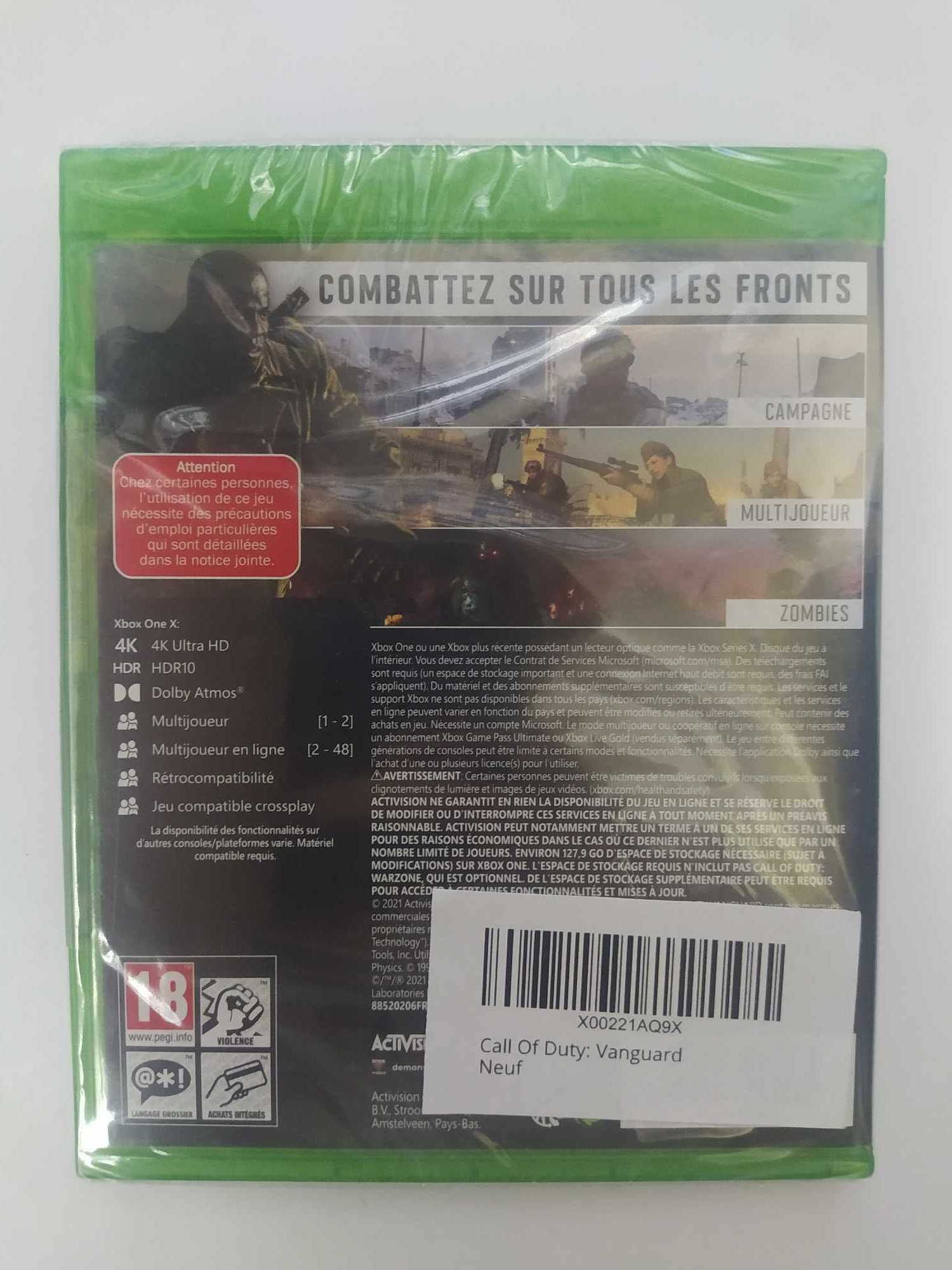 NOWA Call of Duty Vanguard Xbox One / Xbox Series X dubbing