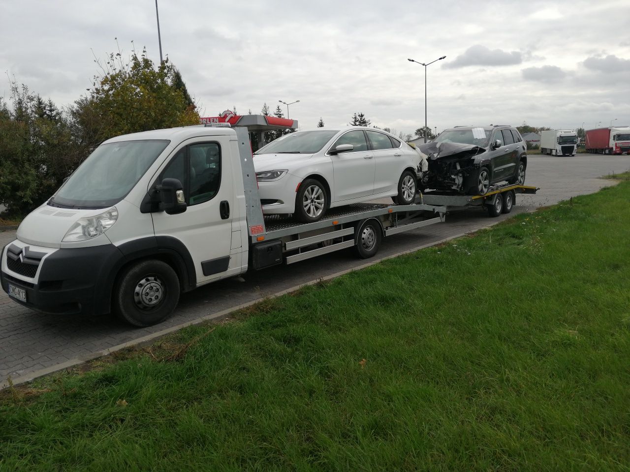 Pomoc drogowa, autolaweta, usługi transportowe kraj zagranica 2zl