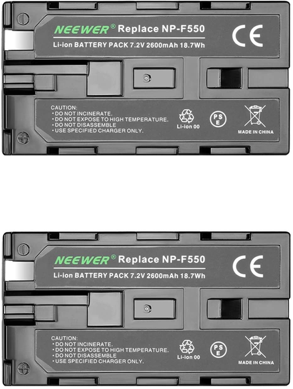 Bateria Sony np-f550 np-f970 da Neewer SELADOS