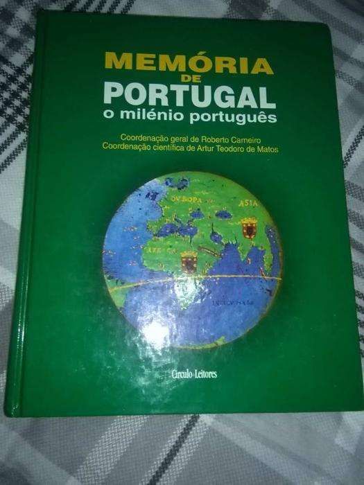 livros Memoria do mundo e Memoria de Portugal