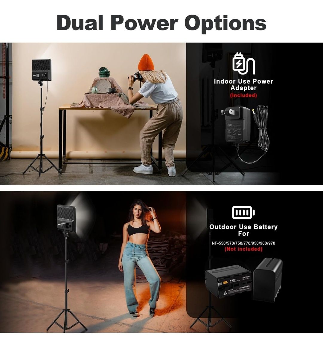 Dazzne D30 LED oświetlenie fotograficzne