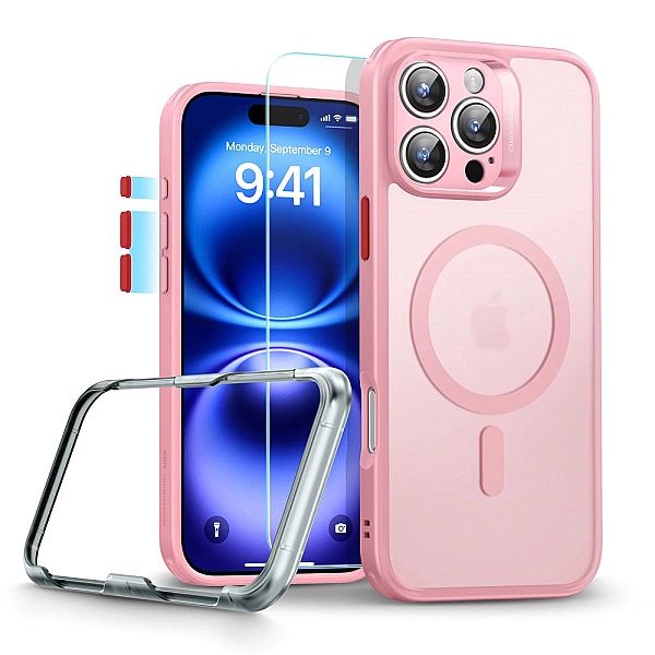 Esr Classic Pro Set Halolock Magsafe Iphone 16 Pro Max Frosted Pink