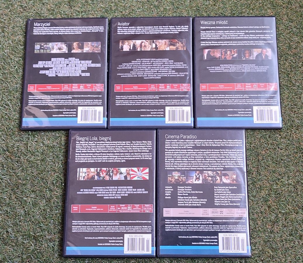 Kolekcja filmów DVD,, Kinoteka Dziennika" - 5szt.