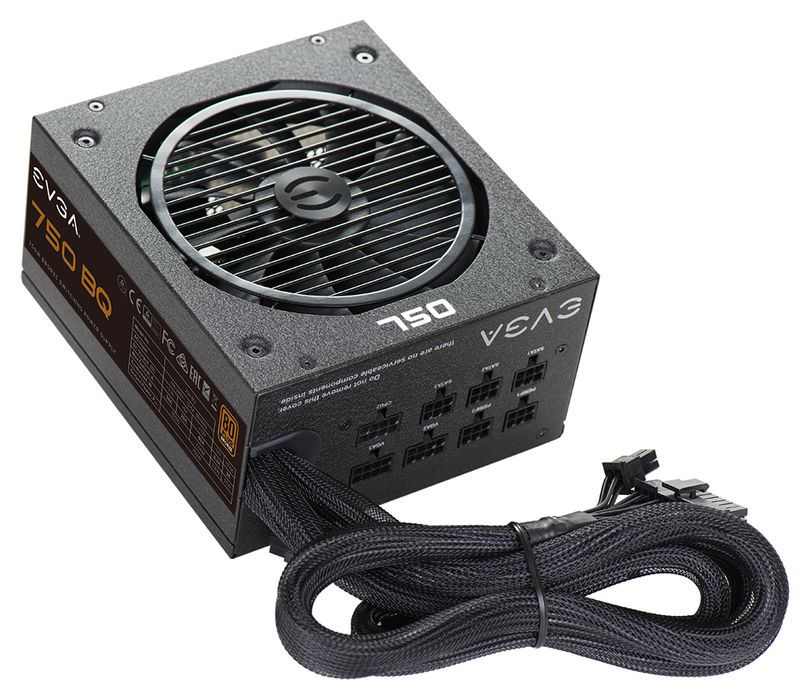 Półmodularny Zasilacz Atx Evga 750 Bq 80+Bronze 750W (110-Bq-075)