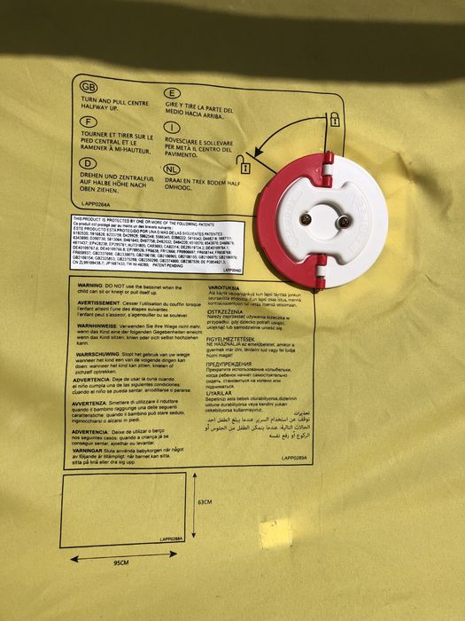 Lozeczko turystyczne z przewijaniem 2 poziomowe, pozytywka, torba