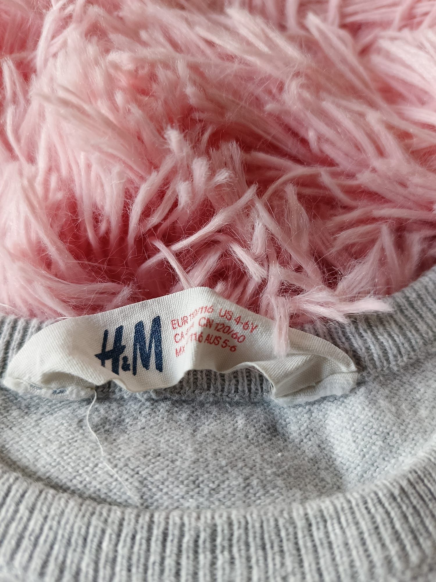 Sweterek H&M 4-6 lat dziewczęcy