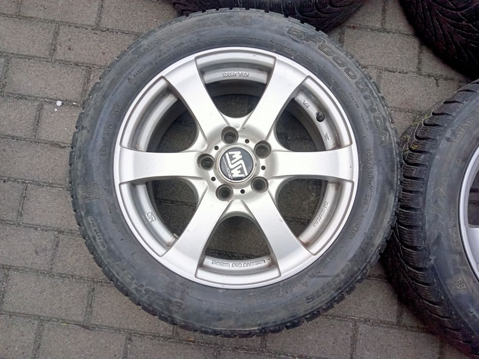 Koła zimowe 205/55/16 5x112 et 50 VW Audi Seat Skoda