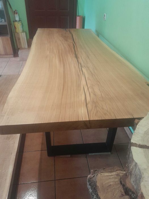 Stoły, blaty dębowe, monolity