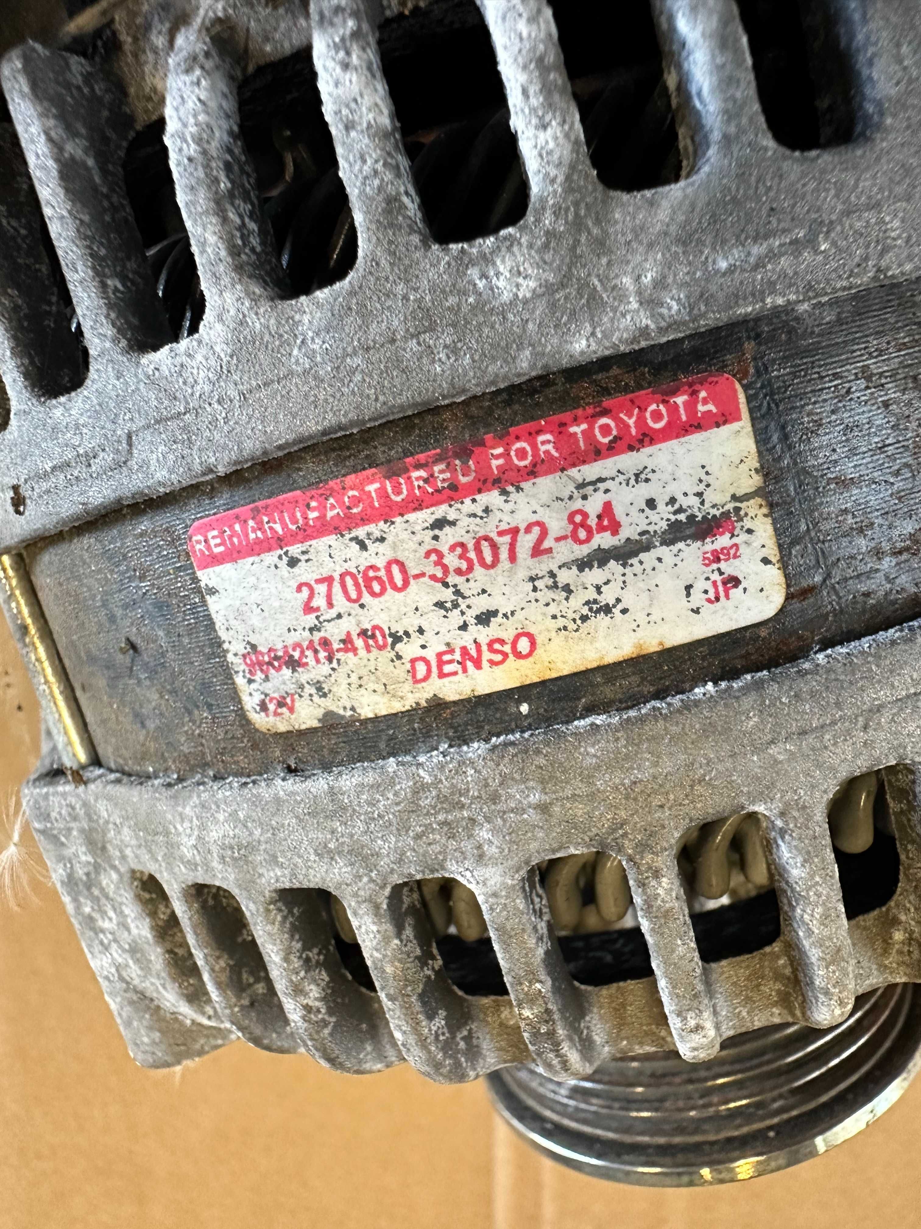 Toyota Corolla E12 1.4 D4D 1ND Auris Yaris Alternator