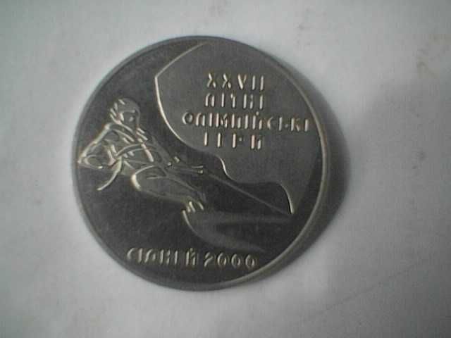Юбилейная винтажная монета Украины 2 гривны Олимпиада Сидней 2000