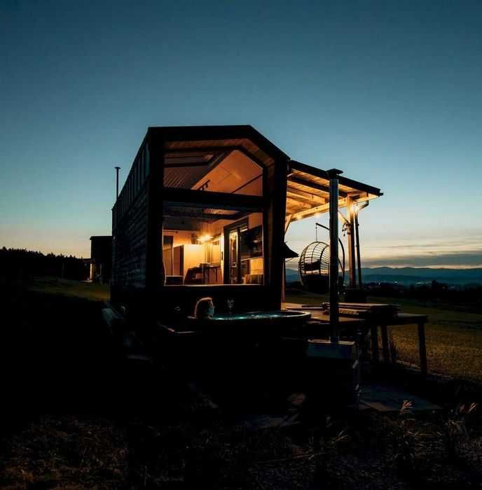 domek w górach SAUNA BALIA JACUZZI tiny house spa dla 2 osób z psem