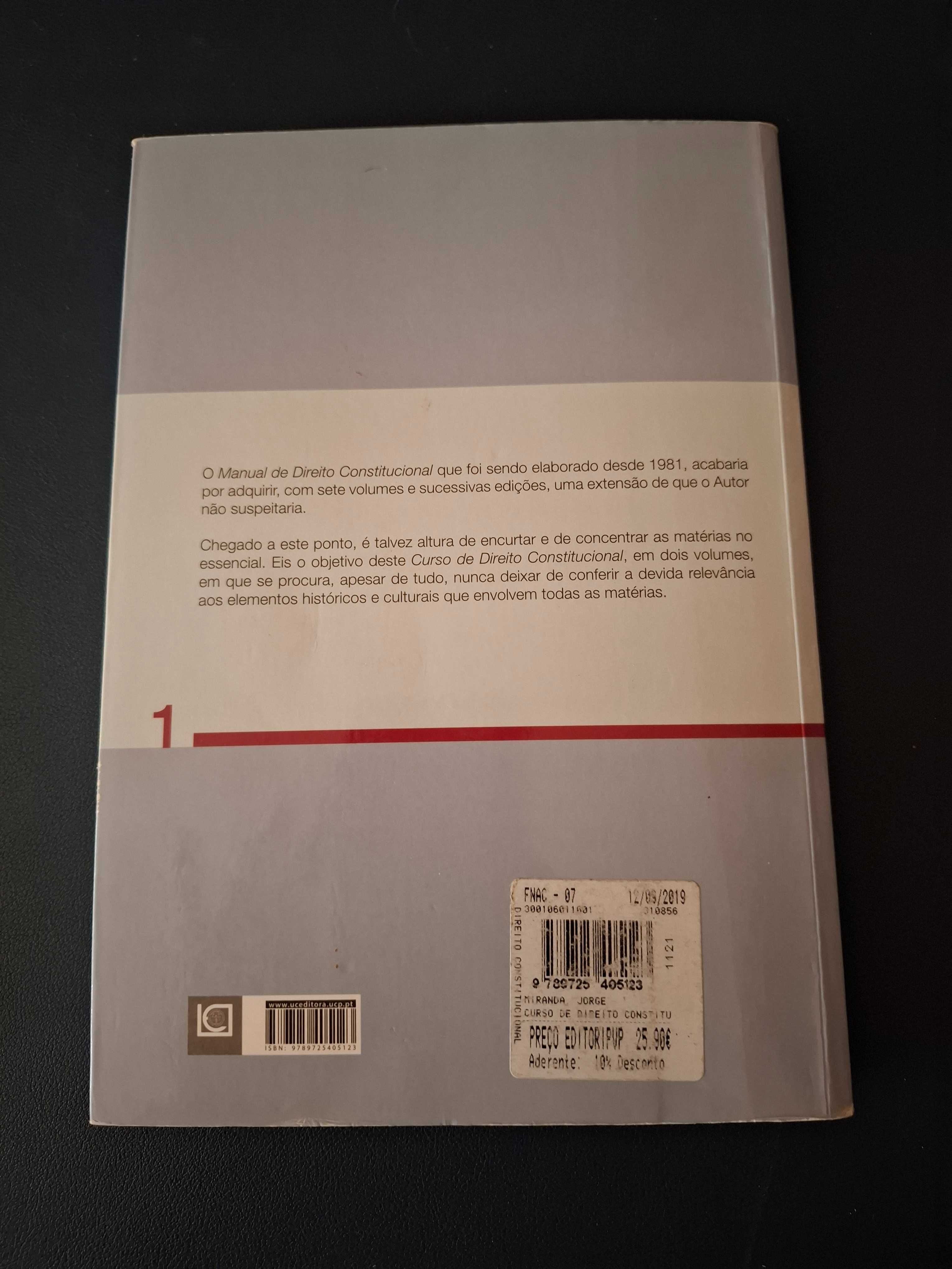 Direito Constitucional - Jorge Miranda