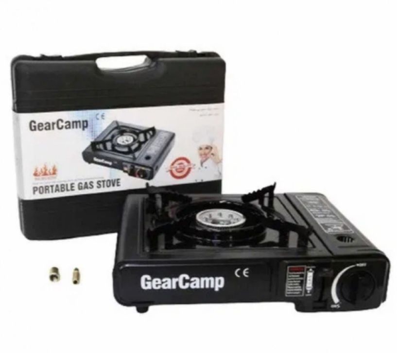 Туристична газова плита GearCamp 2w1.
