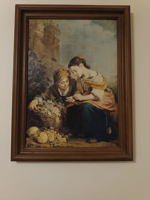 Obraz w drewnianej ramie