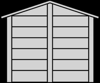 Garaże, budynki, ogrodzenia betonowe