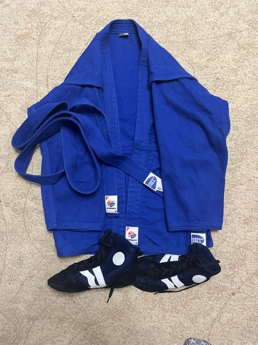 Куртка самбо Green Hill Master синій SC-2001 - 160