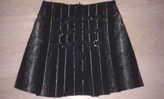 Spódniczka S 36/38 spódnica klasyczna czarna rozpoczęcie szkoły roku