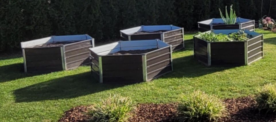 Rabata podniesiona metalowa warzywna