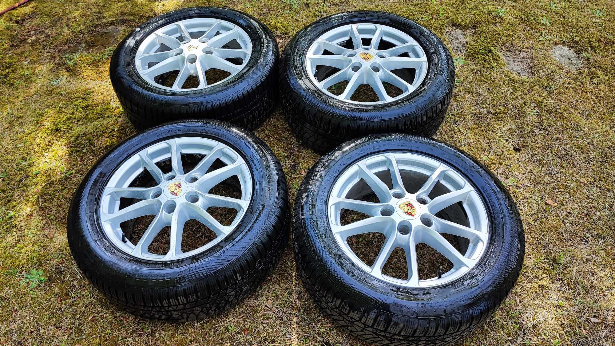 Koła 18" Continental zimowe opony VW Touareg Audi Porsche 255/55 XL V