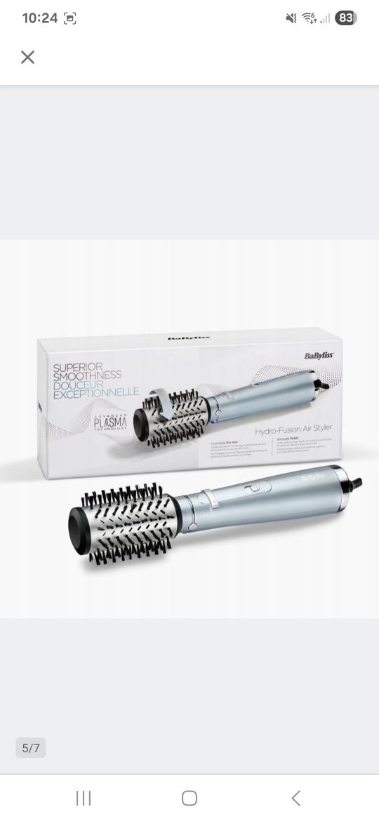 Lokówko-suszarka obrotowa BaByliss Hydro Fusion Big Hair AS773E