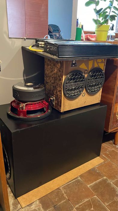 Комплект авто звуку сабвуфер